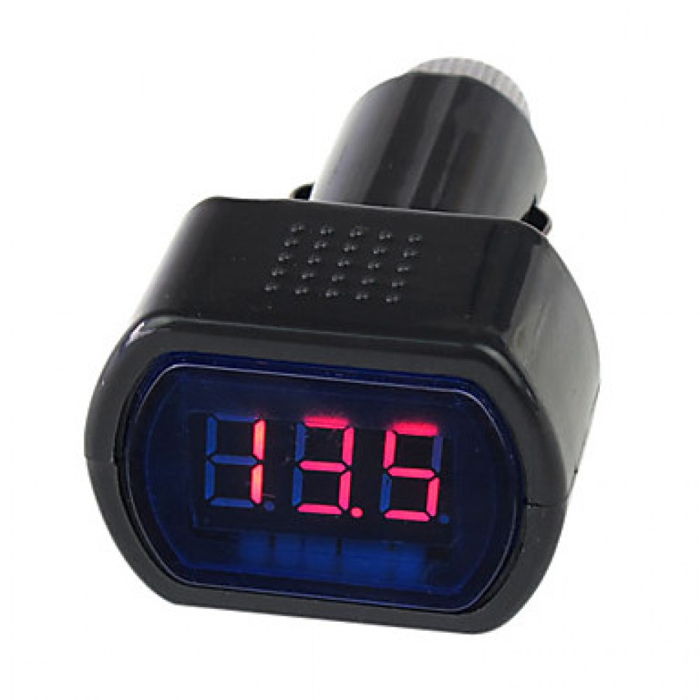 12V-24V Дигитален LED Волтметър за автомобил