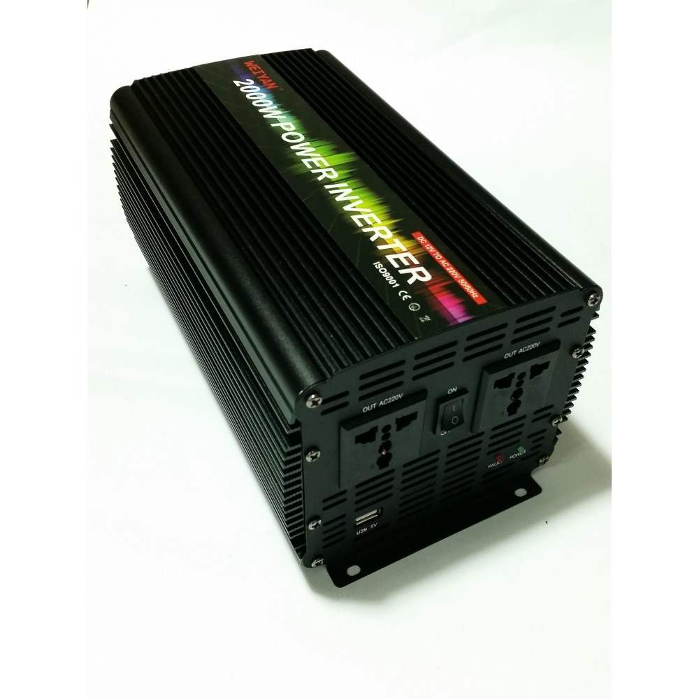 Мощен инвертор модифицирана синусoида WEIYAN 2000W