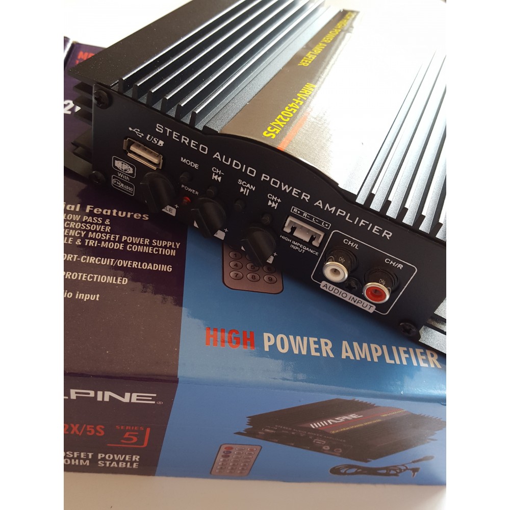 Усилвател за кола с USB, SD карта, FM и дистанционно MRV-F4502X/5S