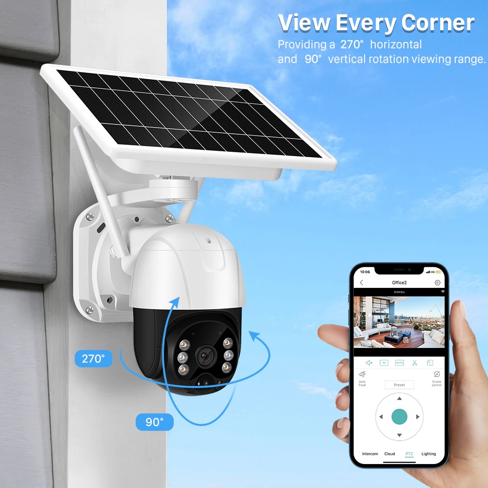 Безжична IP Камера 5G IP Cam ICSEE PRO, Нощно виждане, 5MP, 5G, Външна