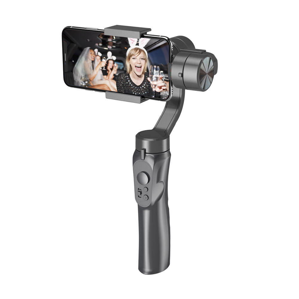 Ръчен стабилизатор за телефон Stabilized Gimbal H4, Контрол на увеличението, Авто проследяване