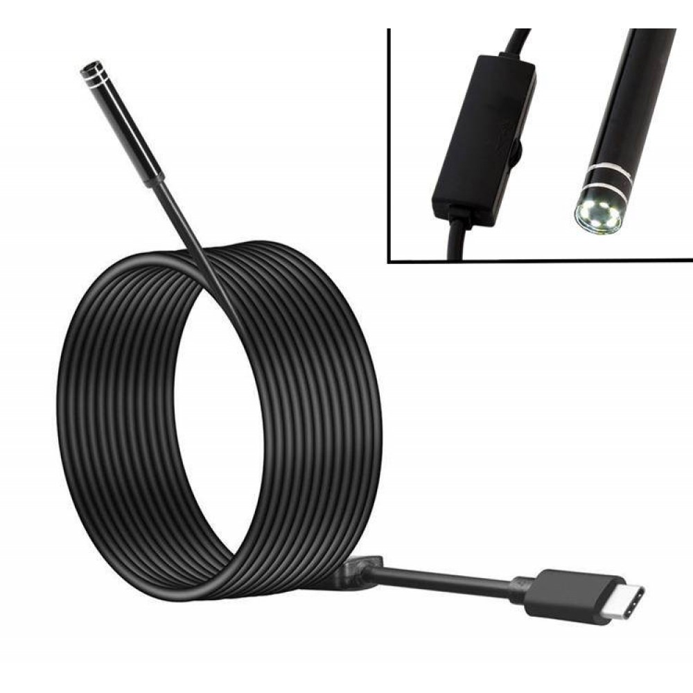 Водоустойчив USB ендоскоп с 5 метра кабел, Type C HD AK252B