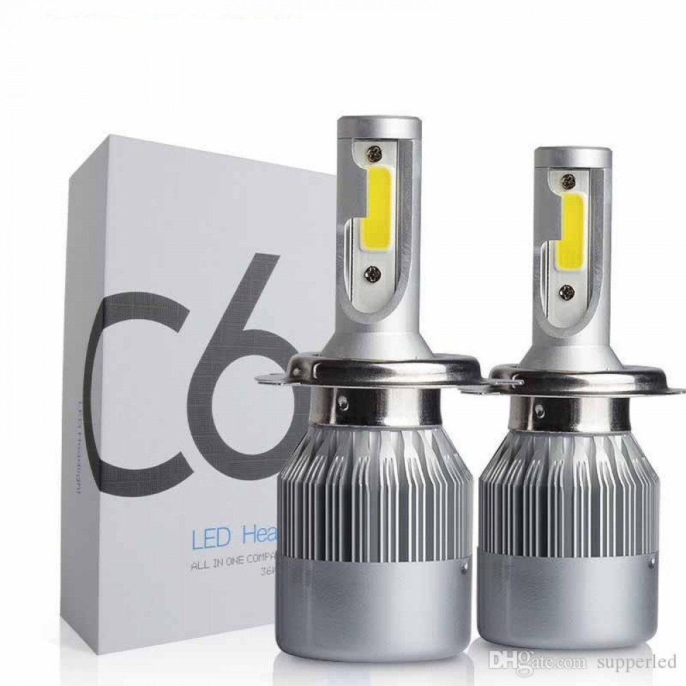 Лед диодни крушки C6 H7 - 72W/ 8000LM Led Headlight