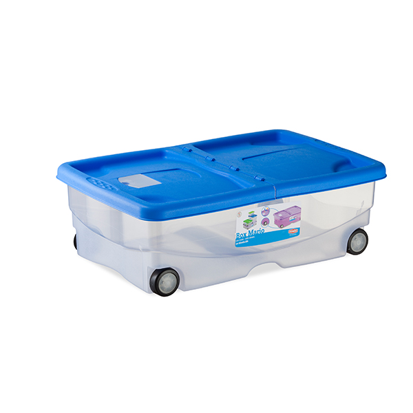 Кутия Stefanplast Stefanbox Mario с колелца, микс цветове