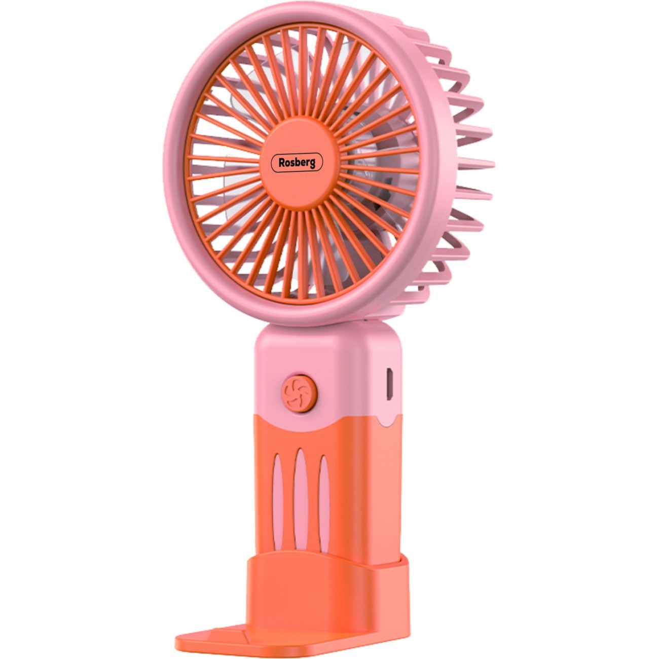 Преносим USB мини вентилатор Rosberg R51760M, 2W, 3 степени на скоростта