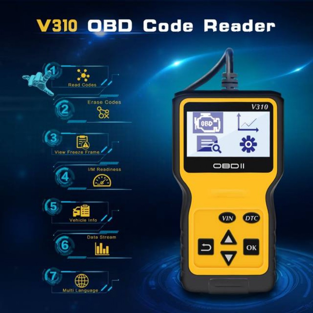 Универсален кодчетец за автодиагностика Car Diagnostik Tool V310