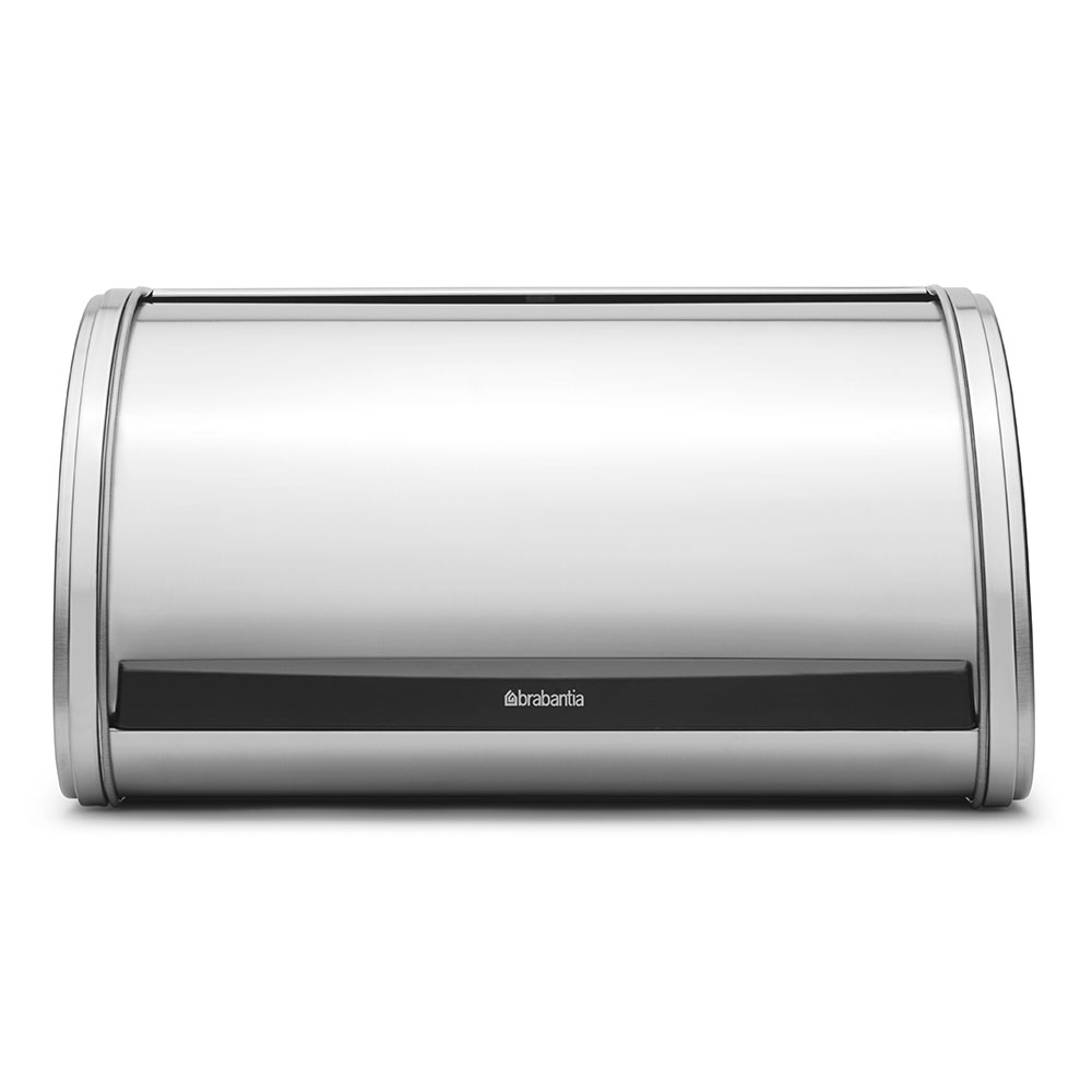 Кутия за хляб Brabantia Roll Top Medium Matt Steel, средна