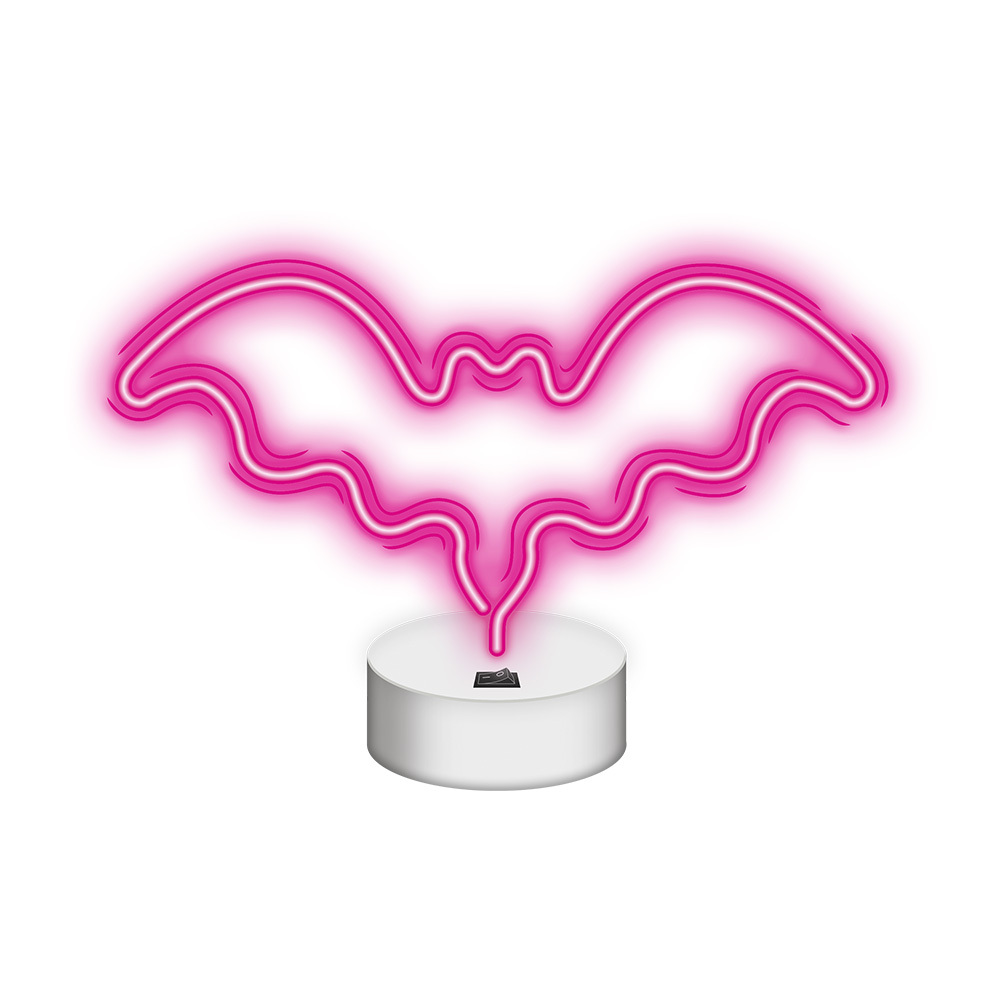 Неонова LED светлина Batman, USB захранване, Батерии