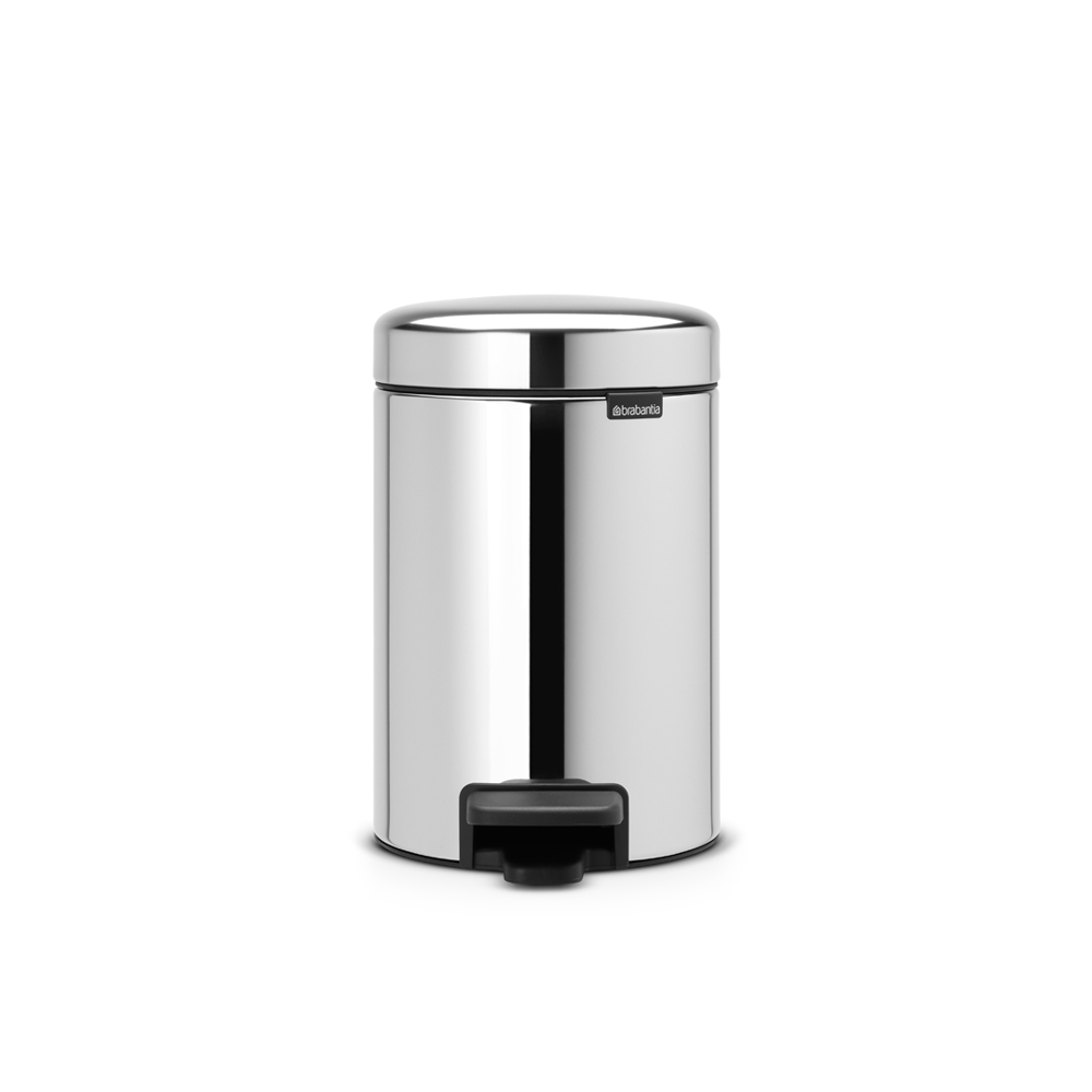 Кош за смет с педал Brabantia NewIcon 3L, Brilliant Steel