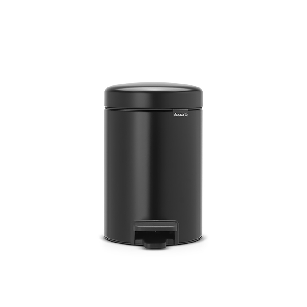 Кош за смет с педал Brabantia NewIcon 3L, Matt Black