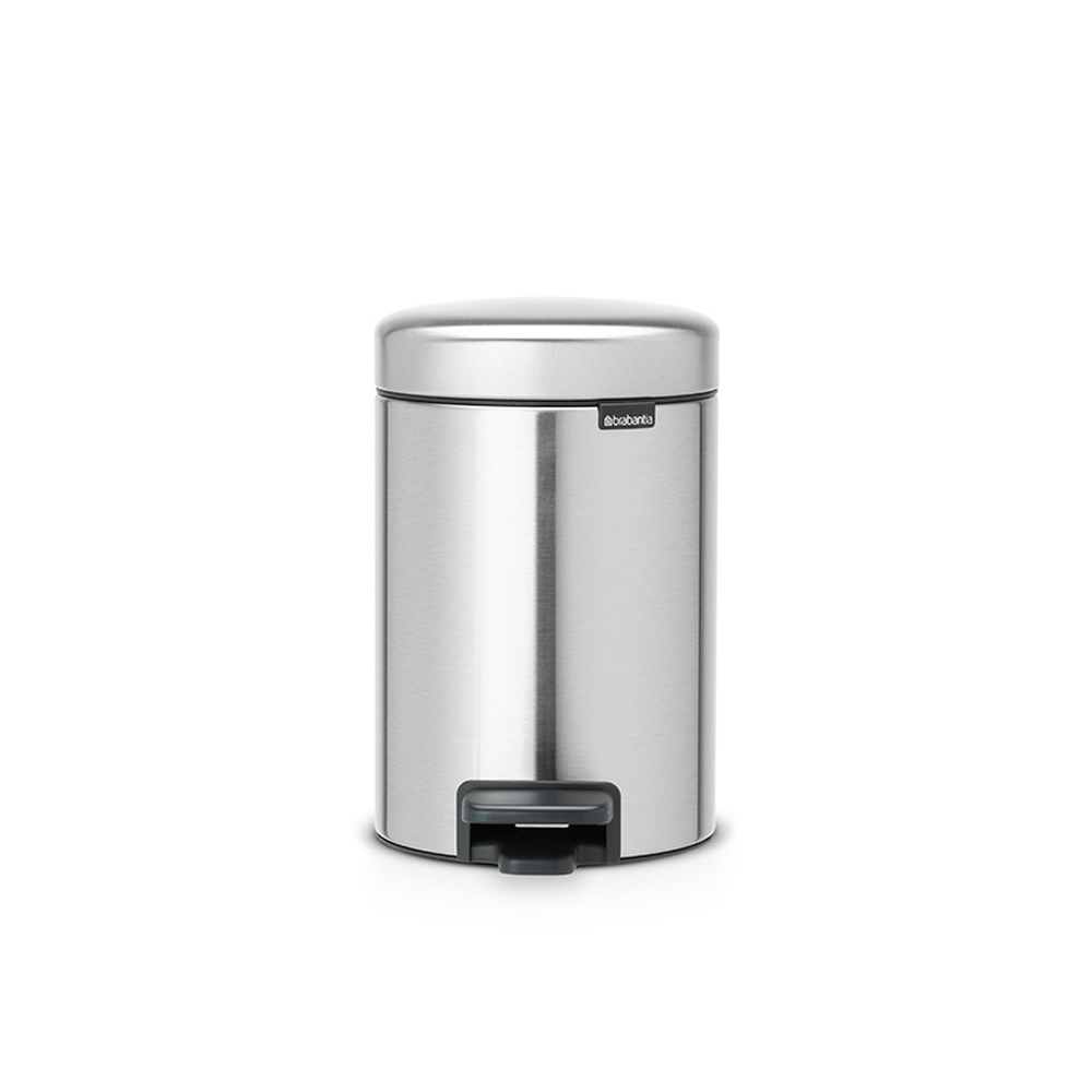 Кош за смет с педал Brabantia NewIcon 3L, Matt Steel Fingerprint Proof