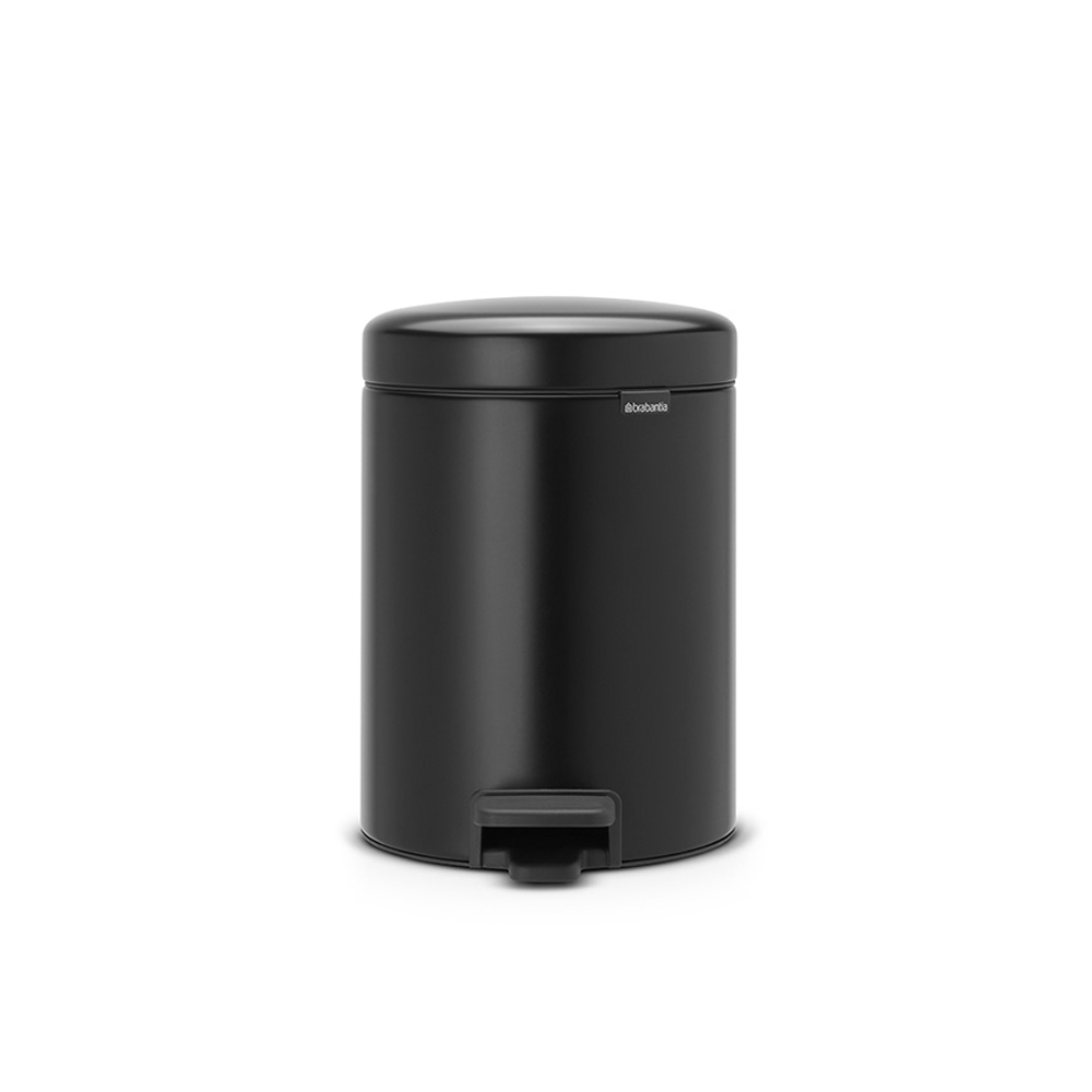 Кош за смет с педал Brabantia NewIcon 5L, Matt Black