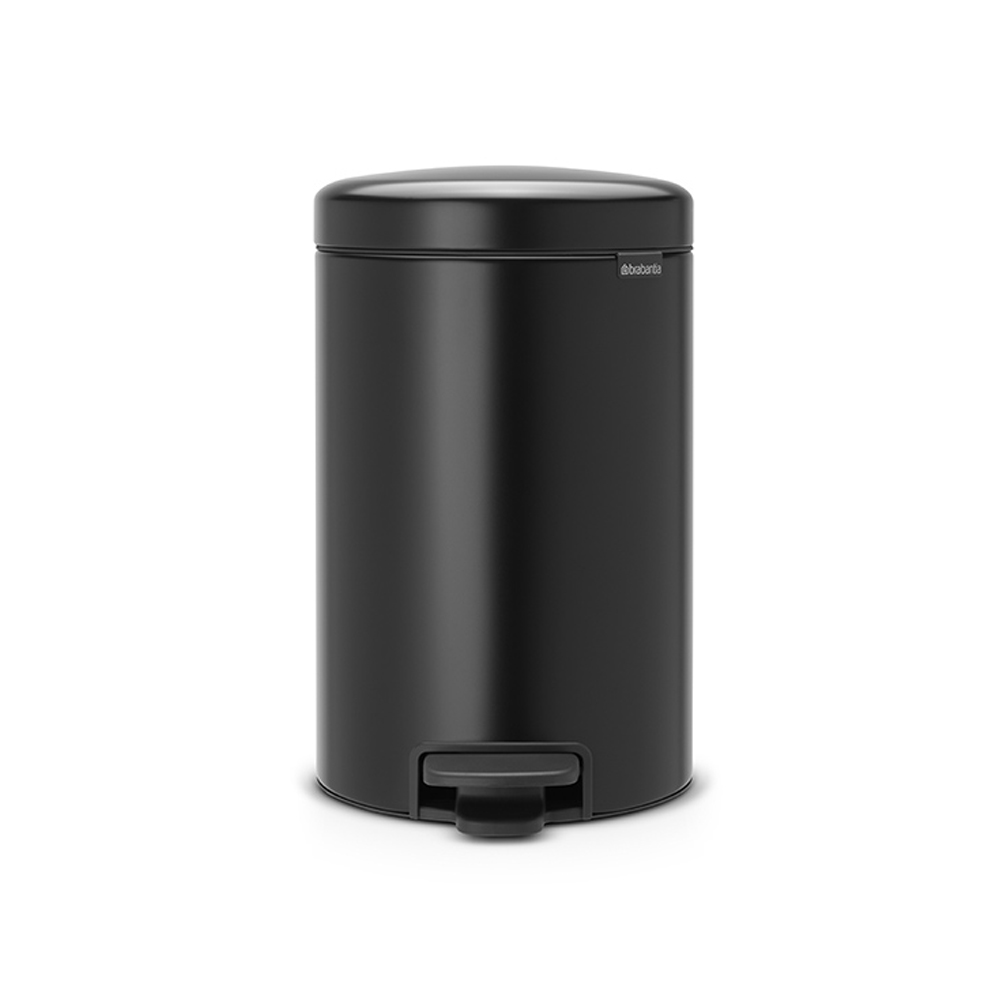 Кош за смет с педал Brabantia NewIcon 12L, Matt Black