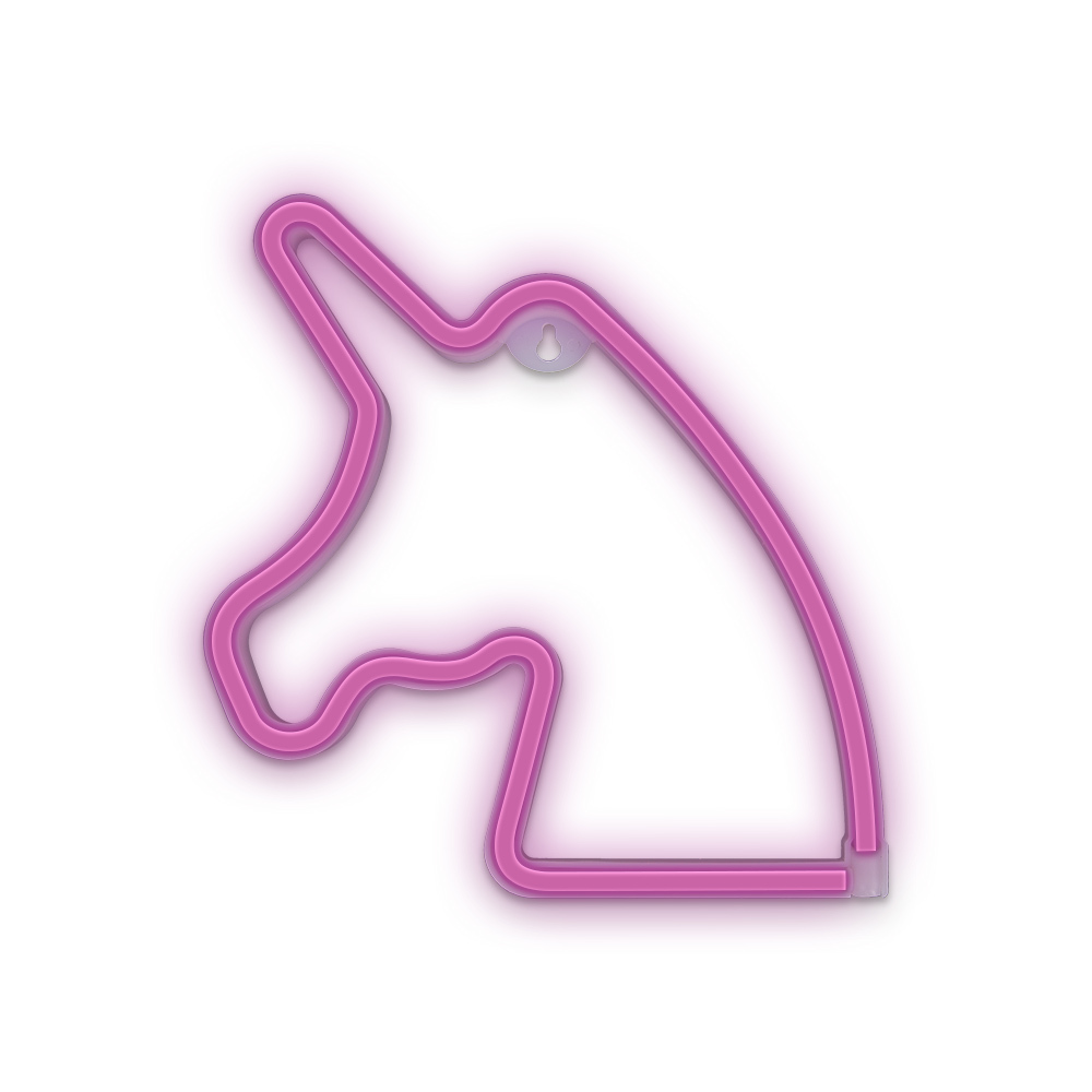 Неонова LED светлина UNICORN, USB захранване, Батерии