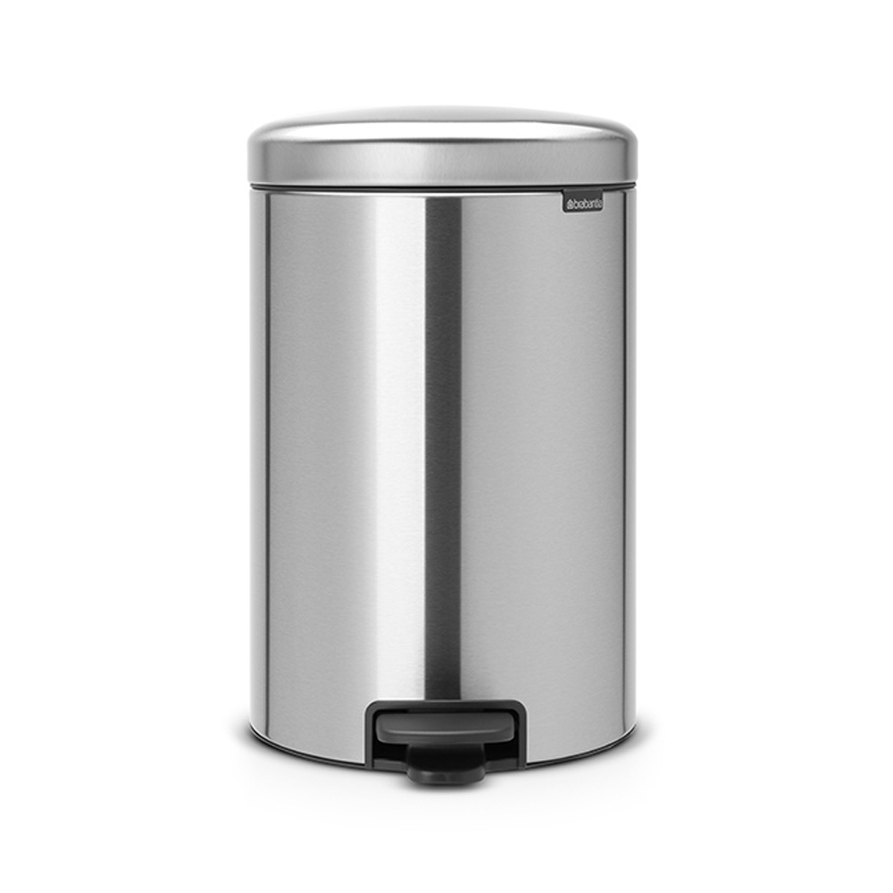 Кош за смет с педал Brabantia NewIcon 20L, Matt Steel