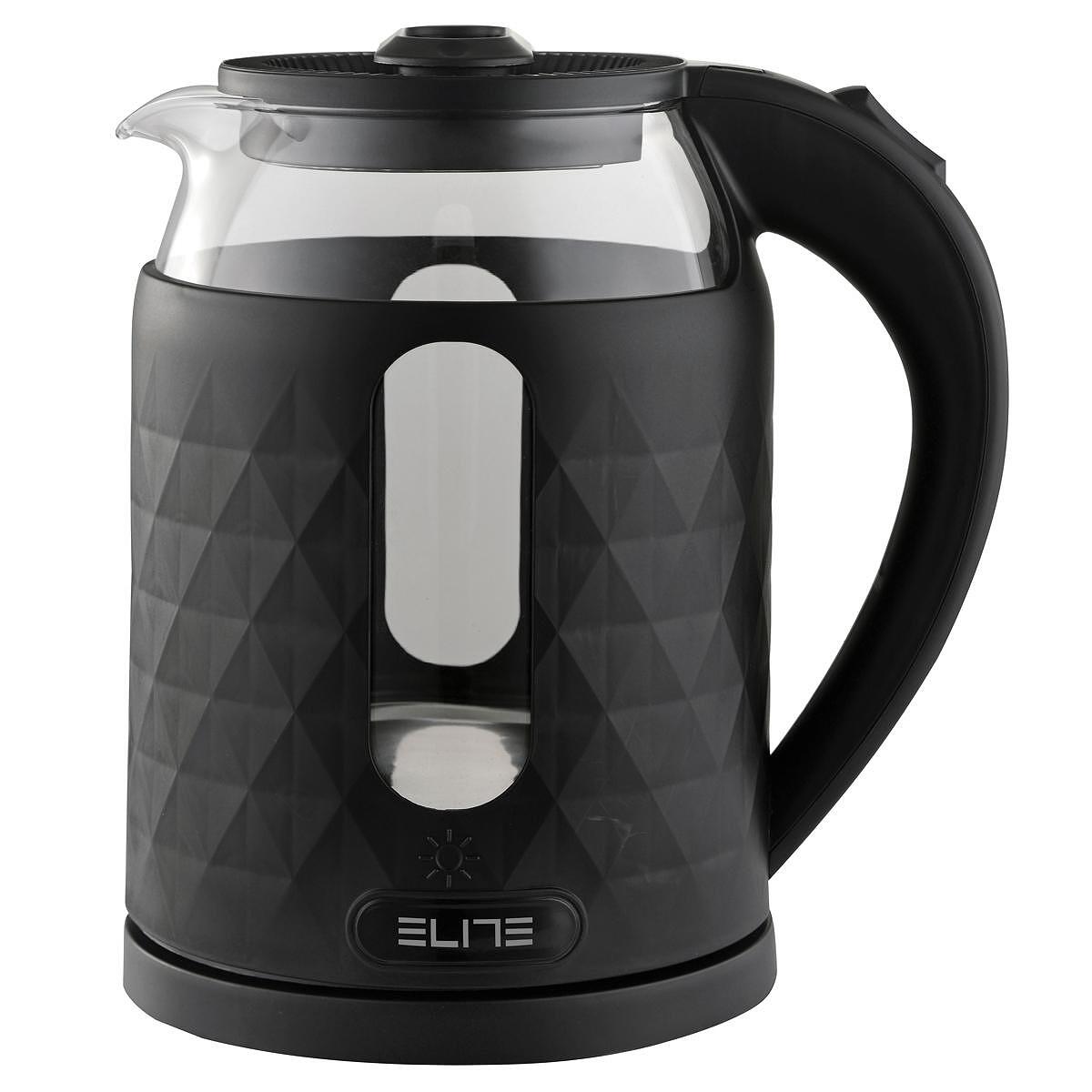 ЕЛЕКТРИЧЕСКА КАНА СТЪКЛО ELITE GEK-1229BL