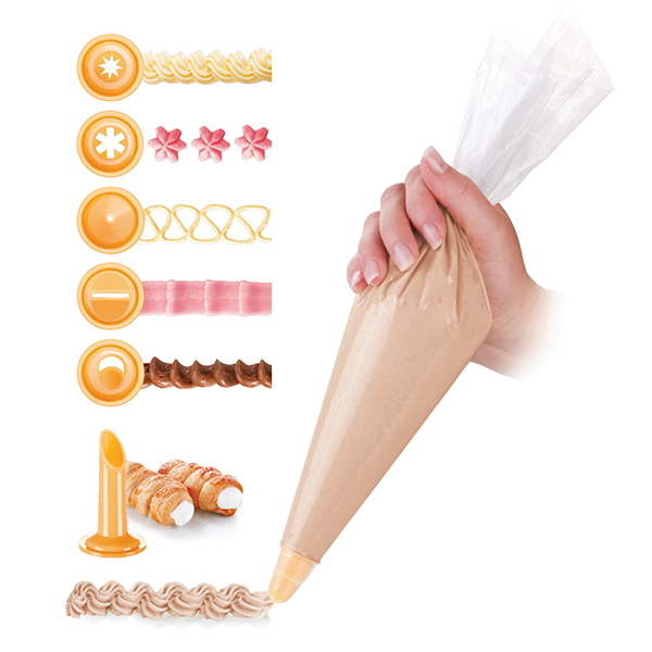 К-т пош с 6 приставка Tescoma Delicia, 10 бр.