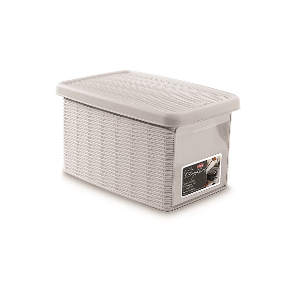 Универсална кутия с отвор Stefanplast Elegance M, 15L, бял