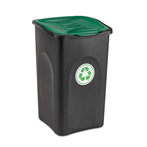 Кош за разделно събиране 50L Stefanplast Ecogreen G, 37*37*56 cm