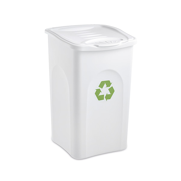Кош Stefanplast Begreen 50L Бял, 37*37*56 cm