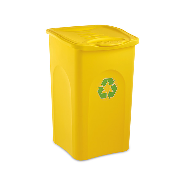 Кош Stefanplast Begreen 50L Жълт, 37*37*56 cm