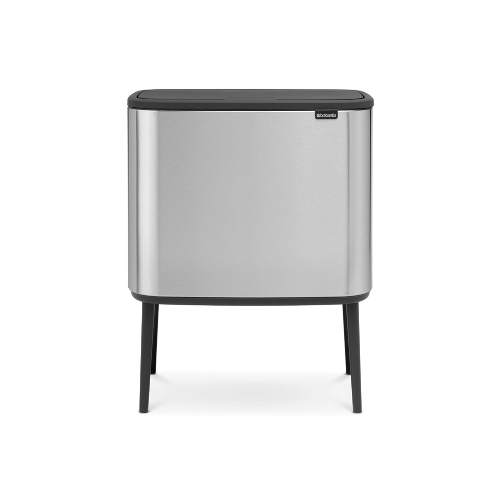 Кош за смет Brabantia Bo Touch 11/23L, Matt Steel Fingerprint Proof