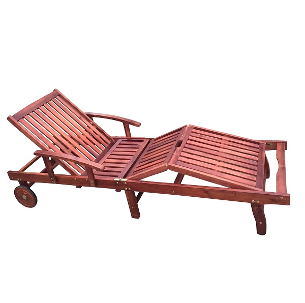 Акациев шезлонг сгъваем MUHLER,195x64x30