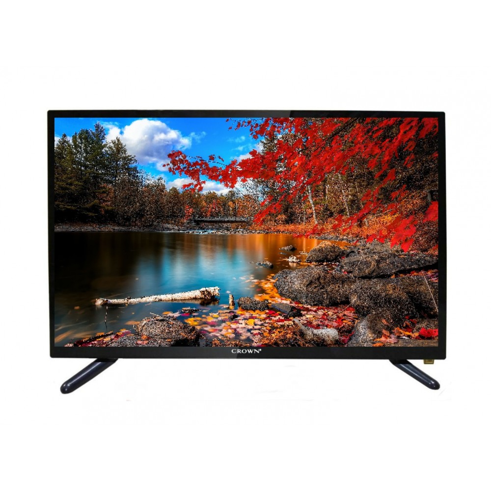 Портативен 24 инчов телевизор Crown, 1366x768 HD Ready, Led