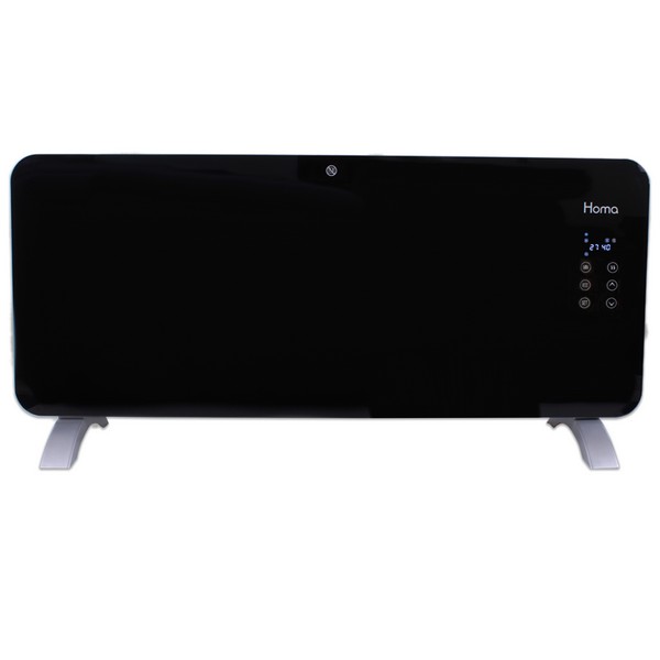 Печка конвекторна Homa PH-2029-GB, 2000W, стъклен панел