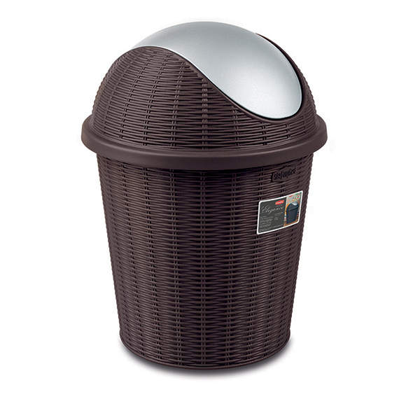 Кош за смет с въртящ капак Stefanplast Elegance Moka 10L