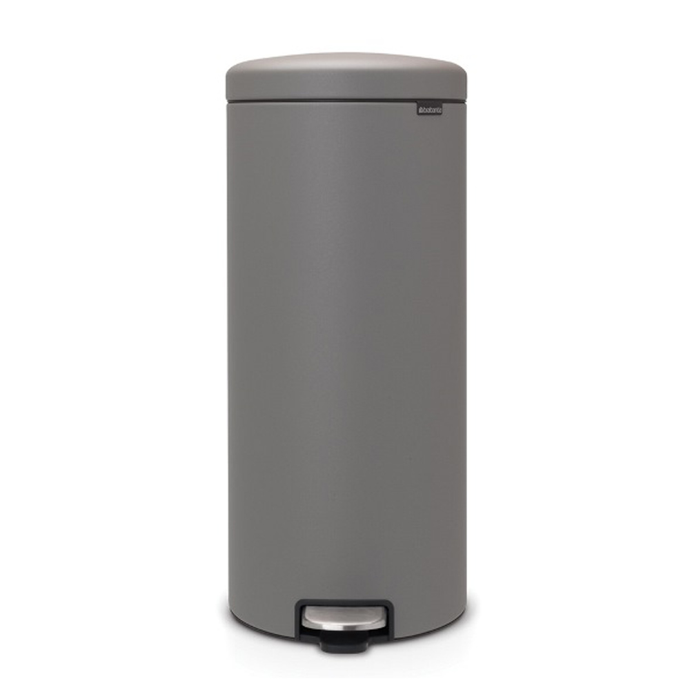 Кош за смет с педал Brabantia NewIcon 30L, Mineral Concrete Grey