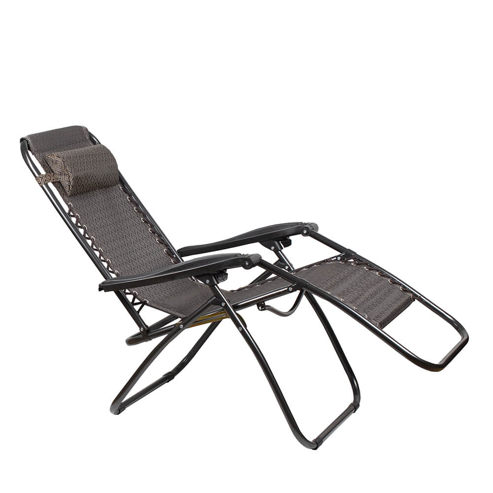 Къмпинг стол Muhler C2014, сгъваем, 175x66x110cm