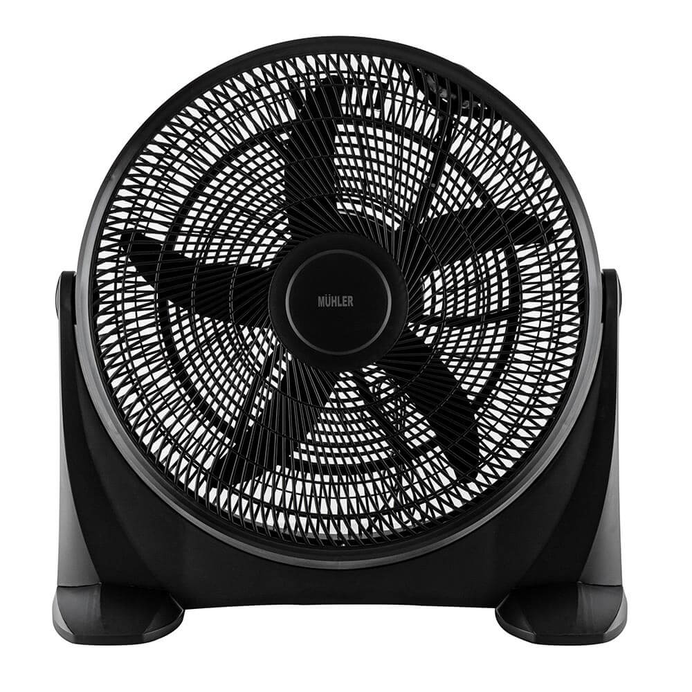 Вентилатор подов 20'' Muhler FM-2020F, 80W, индустриален, пластмасов, черен